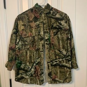 Camo button up